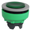 Leuchtdrucktaster, Frontelement, Harmony XB5F, Kunststoff, 30mm, hellgrau, grün, vorstehend, unbeschriftet, rastend