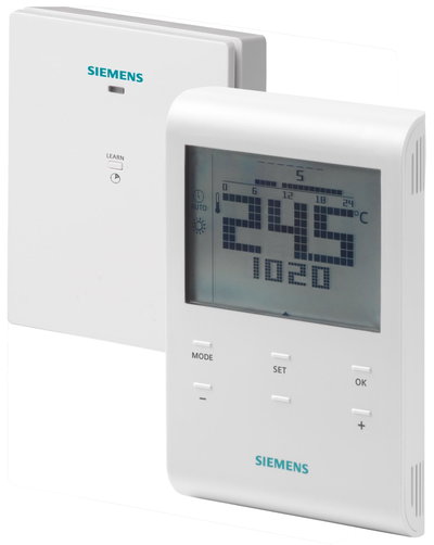 Drahtloser Raumthermostat mit Auto-Zeitschaltprogramm, inkl. Empfänger
