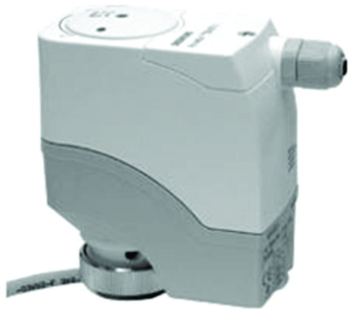 Elektromotorischer Stellantrieb, 100 N, 2,5/5 mm, 1,5 m, AC 24 V, 3P, Hilfsschalter