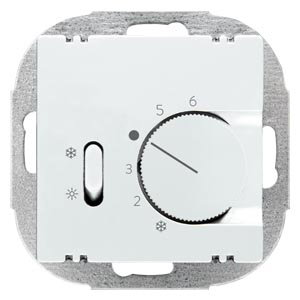 DELTA i-system Raumtemperaturregler, polarweiß