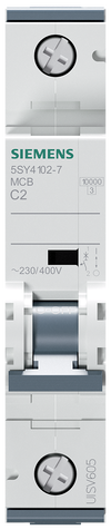 Leitungsschutzschalter 230/400V 10kA, 1-polig, C, 2A, T=70mm