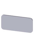 Bezeichnungsschild 12,5x27mm, Schild silber, ohne Aufschrift