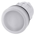 Leuchtmelder, 22mm, rund, Kunststoff, weiß, Linse, glatt