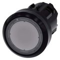 Drucktaster, beleuchtet, 22mm, rund, Kunststoff, klar, Druckknopf