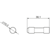 SENTRON, Zylindersicherungseinsatz, Class CC, 30 A, flink, Un AC: 600 V