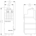 Unterspannungsauslöser 24 V DC Zubehör für: 3VA1 und 3VA20 bis 3VA25