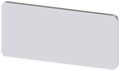 Bezeichnungsschild 12,5x27mm, Schild silber, ohne Aufschrift