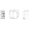Schütz, AC-3e, 40 A/18,5 kW/400V, 3-polig, AC 230V/50Hz, 1S+1Ö, Schraubanschluss