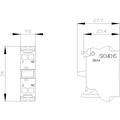 Kontaktmodul mit 1 Schaltglied, 1Ö