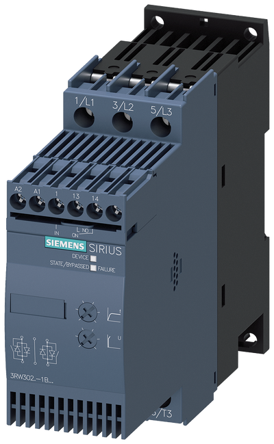 Sanftstarter S0, 32A, 15kW/400V, 40 Grad, AC200-480V, AC/DC110-230V