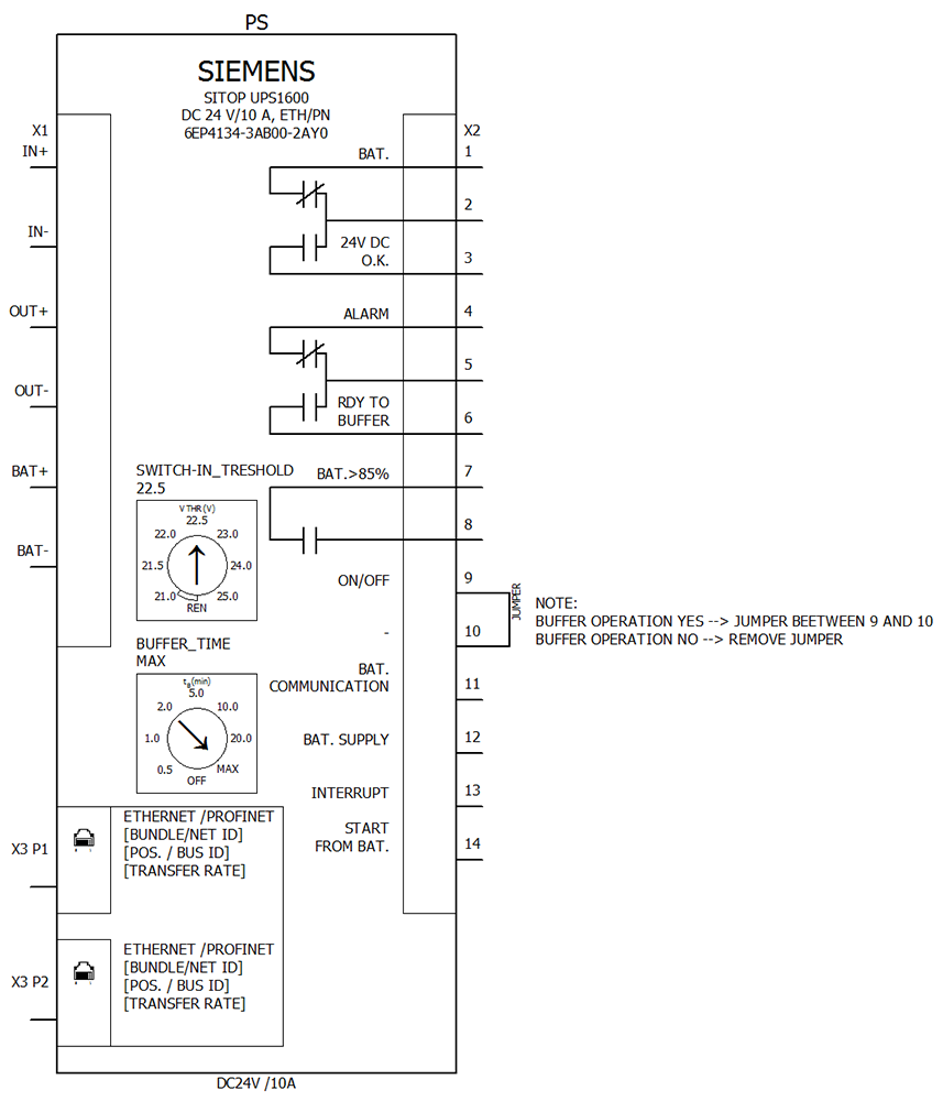 Stromversorgung SITOP PSU100S, 1-phasig DC 24 V/20 A – Bild 4 von 5