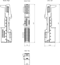 SIMATIC ET 200SP BU-Typ A1 BU15-P16+A0+2B/T
