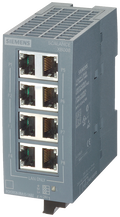 SCALANCE XB008, unmanaged switch, 8x RJ45