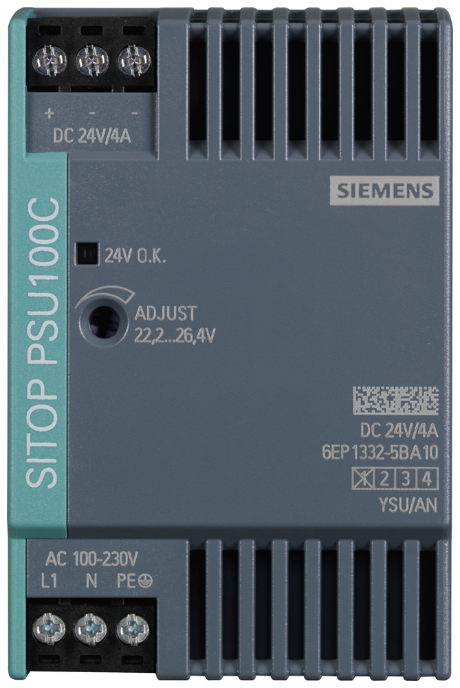 Stromversorgung SITOP PSU100C, 1-phasig DC 24 V/4 A – Bild 3 von 5
