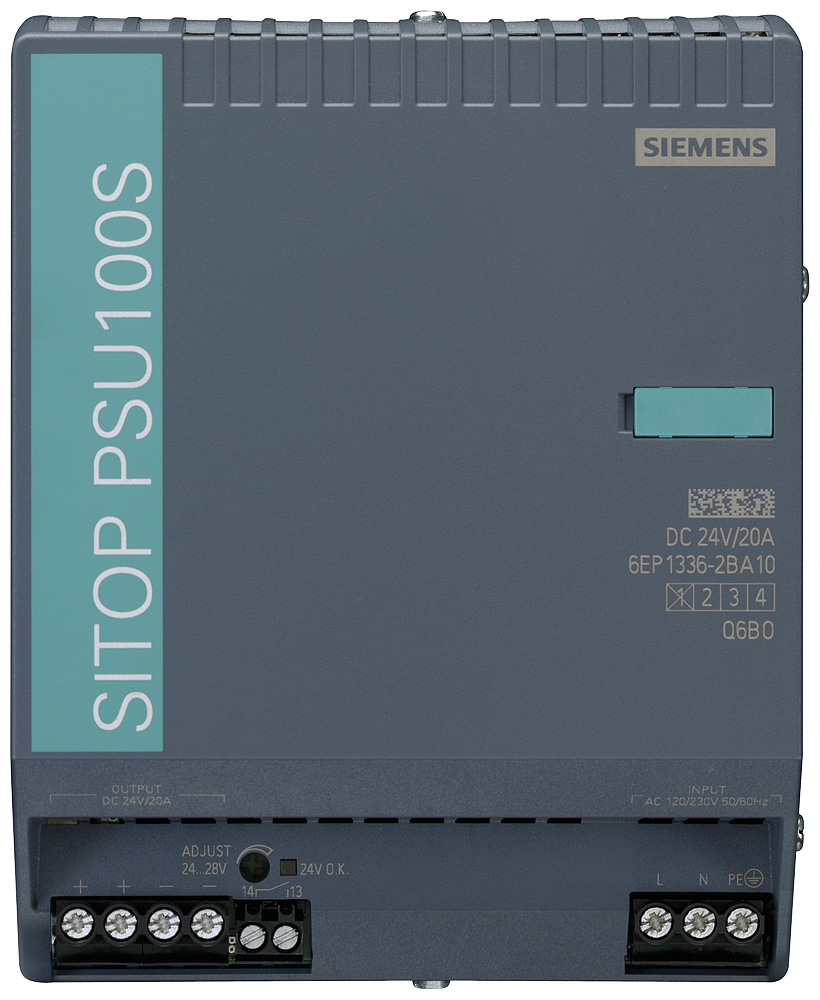 Stromversorgung SITOP PSU100S, 1-phasig DC 24 V/20 A – Bild 3 von 5