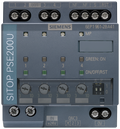 Selektivitätsmodul SITOP PSE200U, DC 24 V/4 x 3 ... 10 A mit Einzelkanalmeldung