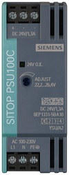 Stromversorgung SITOP PSU100C, 1-phasig DC 24 V/1,3 A