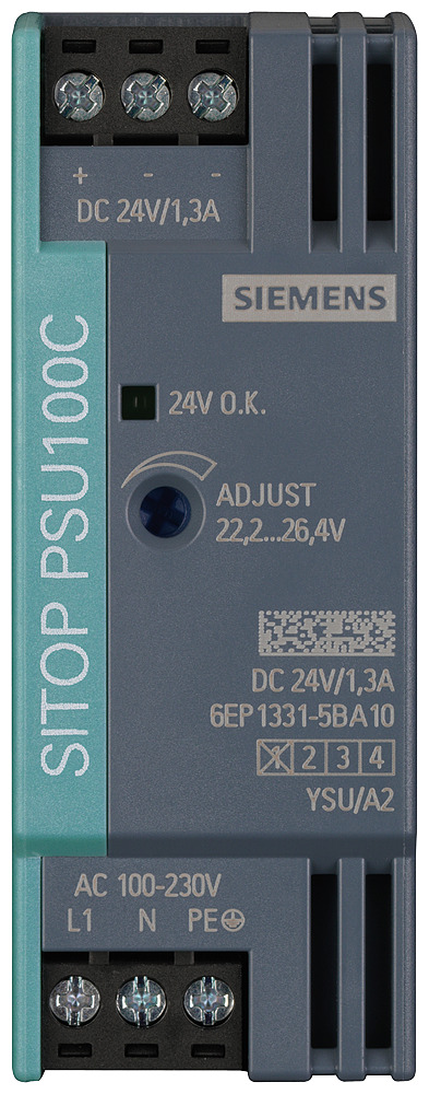Stromversorgung SITOP PSU100C, 1-phasig DC 24 V/1,3 A – Bild 3 von 4