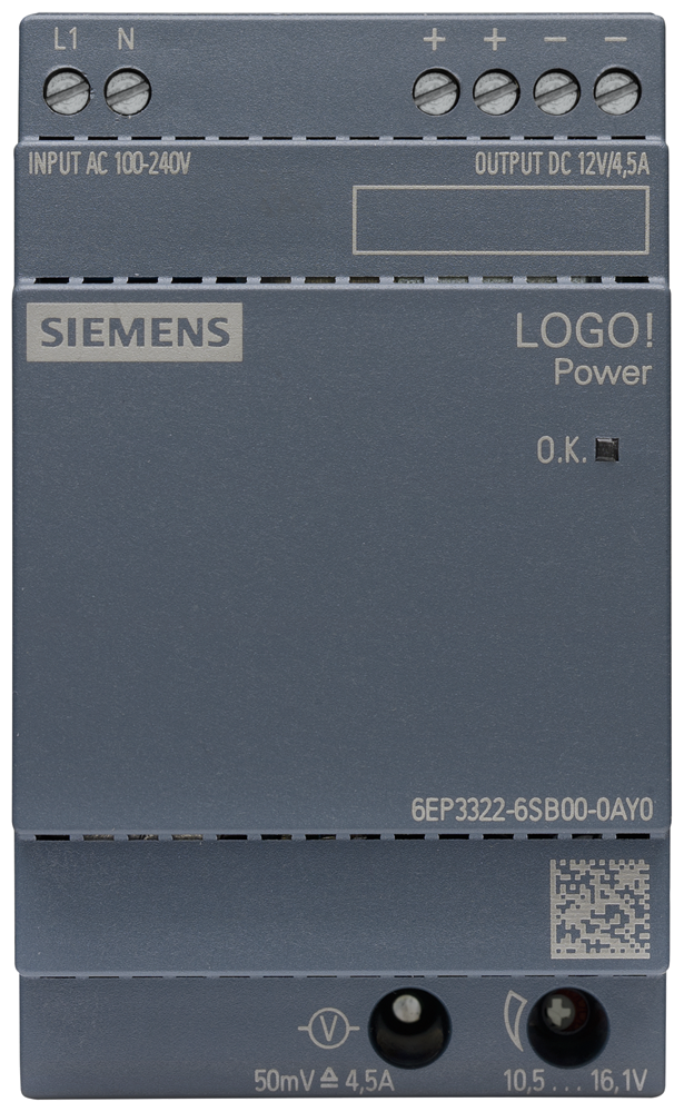 Stromversorgung LOGO!Power, 1-phasig DC 12 V/4,5 A – Bild 3 von 5