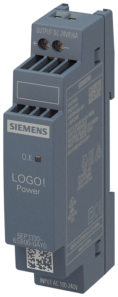 Stromversorgung LOGO!Power, 1-phasig DC 24 V/0,6 A – Bild 2 von 5