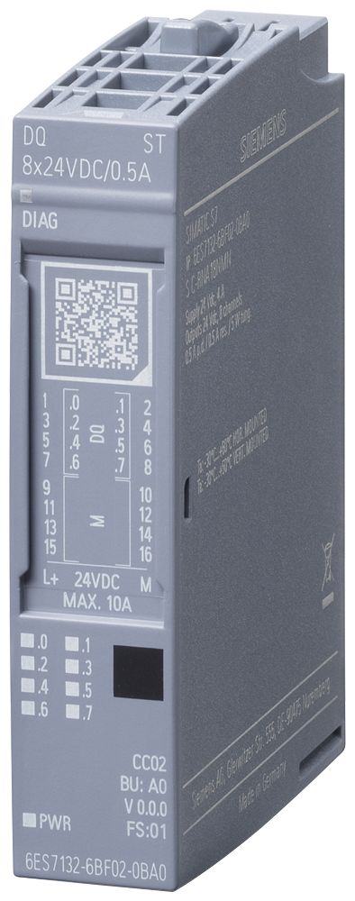 SIMATIC ET 200SP DQ 8x24VDC/0.5A ST VPE 1