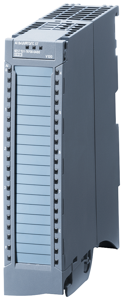 SIMATIC S7-1500 AI 8xU/I/RTD/TC ST 35 mm inkl. Einspeiseelement, Schirmbügel und Schirmklemme – Bild 2 von 3
