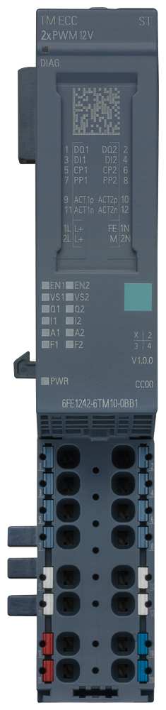 SIPLUS ET 200SP ECC 2x PWM ST Technologiemodul der ET 200SP Produktfamilie Ladeinfrastrukturlösungen auf Basis ET 200SP mit -30 °C ... 60 °C gemäß ... – Bild 2 von 2
