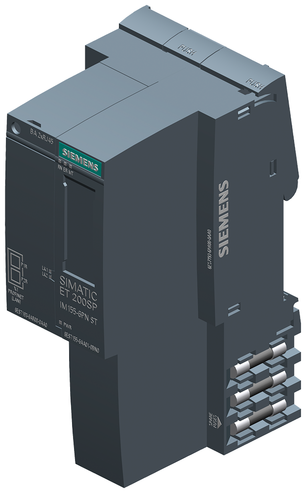 SIMATIC ET 200SP IM155-6PN ST, inklusive BusAdapter BA 2x RJ45 mit Servermodul und BA 2x RJ45 – Bild 2 von 4