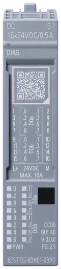 SIMATIC ET 200SP DQ 16x24VDC/0.5 ST VPE 1