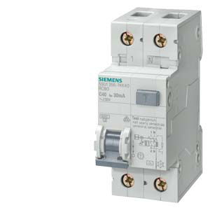 FI/LS-Schalter, 6 kA, 1P+N, Typ A, 30 mA, B-Char, In: 25 A, Un AC: 230 V