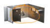 Präsenzmelder HF 360 COM1 Hochfrequenz, Unterputz, IP20, 360° Reichweite max: Ø 12 m (113 m²)