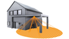 Bewegungsmelder IS 2360-3 ECO 24m, Passiv Infrarot, Aufputz, IP54, weiß, 360° Reichweite max: Ø 24 m (452 m²)