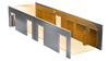 Präsenzmelder Hochfrequenz, Unterputz, IP20, 360° Reichweite max: 25 x 3 m (75 m²)