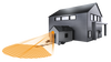 Bewegungsmelder IS 1 schwarz, Passiv Infrarot, Aufputz, IP54, 120° Reichweite max: r = 10 m (105 m²)