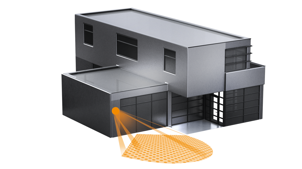 Bewegungsmelder IS 2160 ECO weiß, Passiv Infrarot, Aufputz, IP54, 160° Reichweite max: r = 12 m (201 m²) – Bild 3 von 4