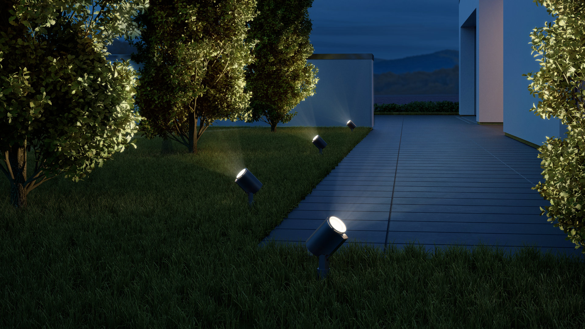 Sensor-LED-Strahler Spot Garden SC, 7.9 W, 512 lm, IP44 Mit Bewegungsmelder – Bild 2 von 5