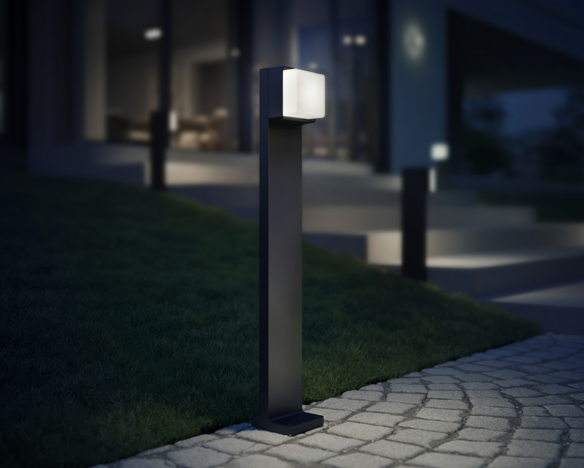 LED-Außenleuchte GL 85 C 600 ohne Sensor 9 W, 719 lm, IP44 Ohne Bewegungsmelder – Bild 2 von 3