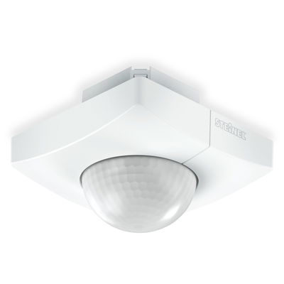 Präsenzmelder IS 3360 COM1, weiß, Passiv Infrarot, Unterputz, eckig, IP20, 360° Reichweite max: Ø 40 m (1257 m²)