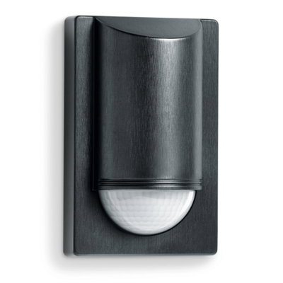 Bewegungsmelder IS 2180 ECO, Passiv Infrarot, Aufputz, IP54, schwarz, 180° Reichweite max: r = 12 m (226 m²)