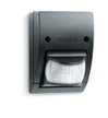Bewegungsmelder IS 2160 ECO schwarz, Passiv Infrarot, Aufputz, IP54, 160° Reichweite max: r = 12 m (201 m²)