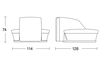 Bewegungsmelder sensiq s ws evo, Passiv Infrarot, Aufputz, IP54, 300° Reichweite max: r = 20 m (1047 m²)