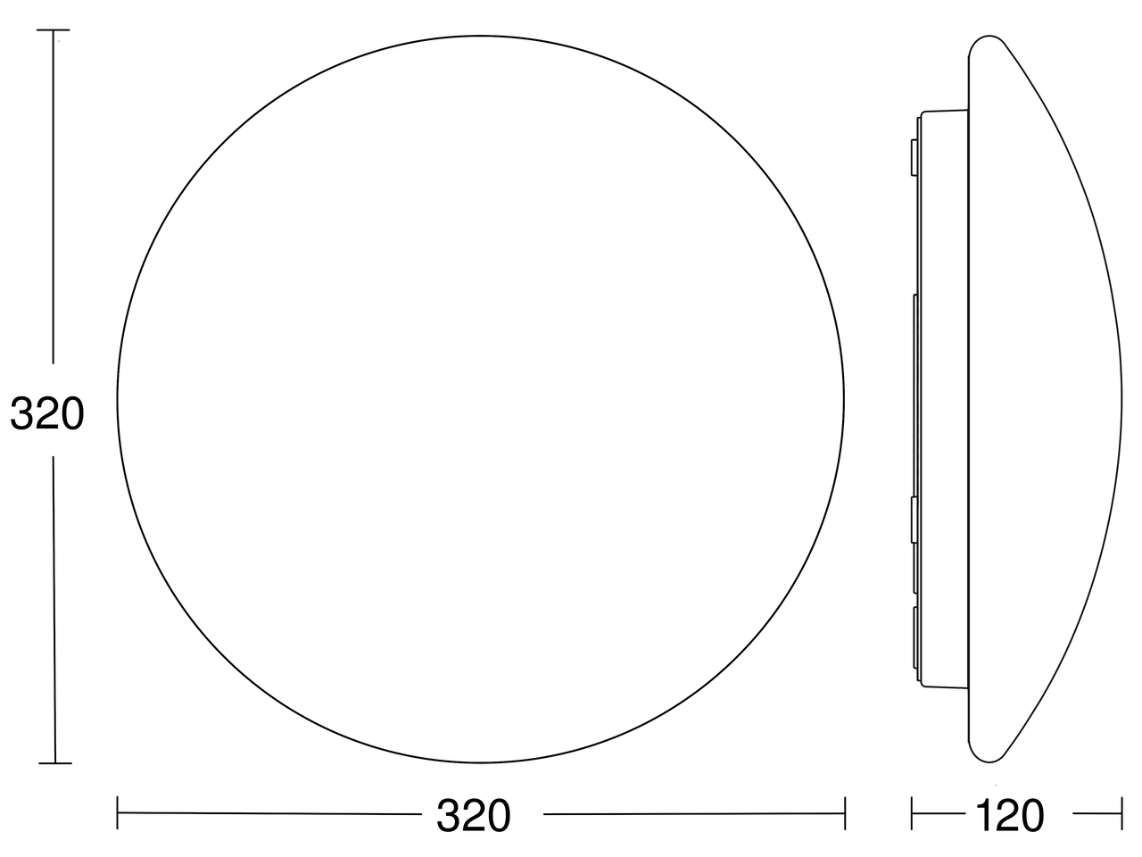 Sensor-LED-Innenleuchte RS PRO P2 S neutralweiß, 15.4 W, 1731 lm, IP54 Mit Bewegungsmelder – Bild 3 von 7