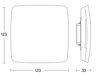 Multisensor Hochfrequenz, Unterputz, weiß, IP20, 360° Reichweite max: Ø 15 m (177 m²)