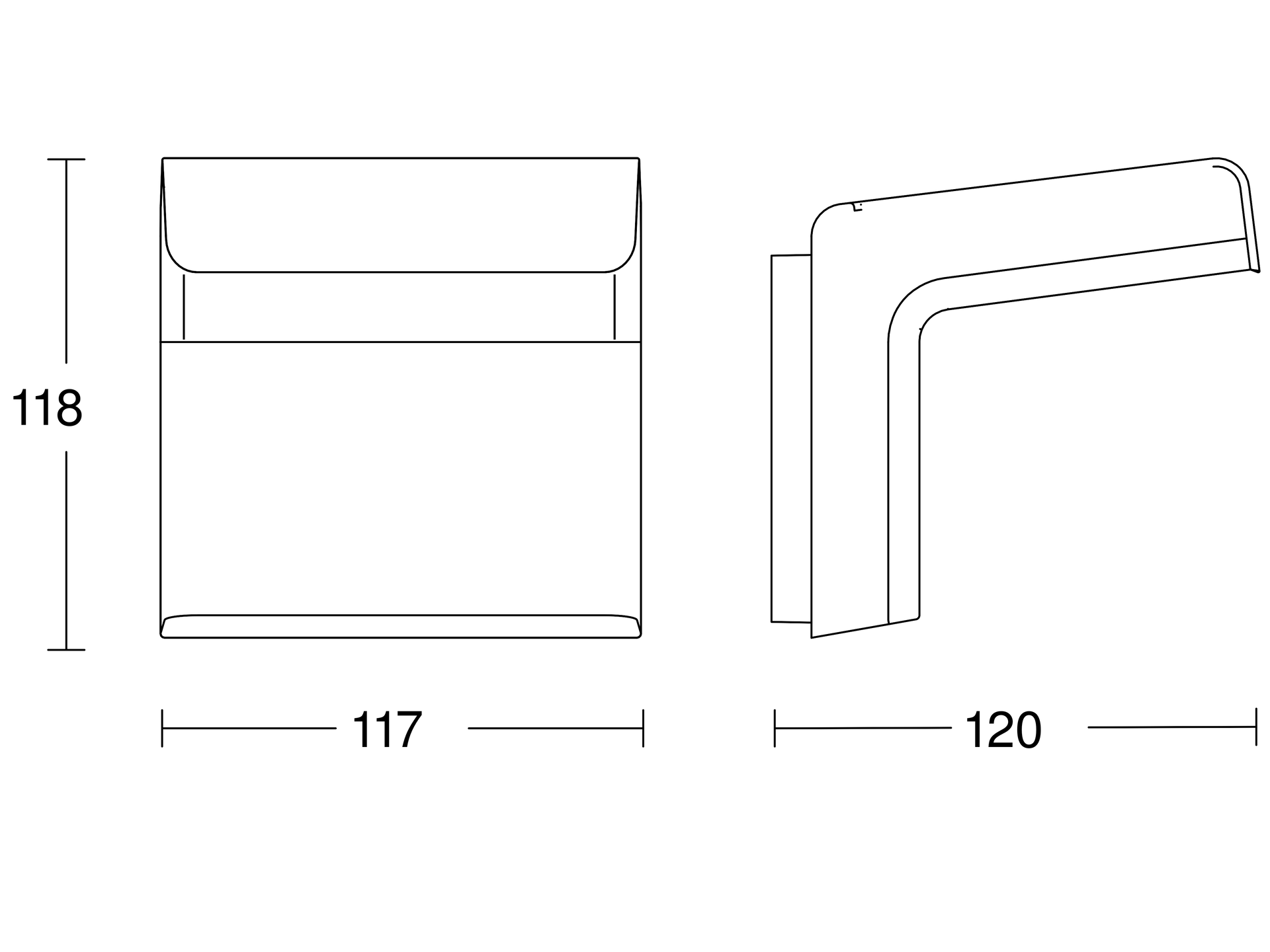 Bewegungsmelder iHF 3D COM1 (Intelligente Hochfrequenz-Technik), Aufputz, IP54, , weiß, 160° Reichweite max: r = 5 m (35 m²) – Bild 3 von 6