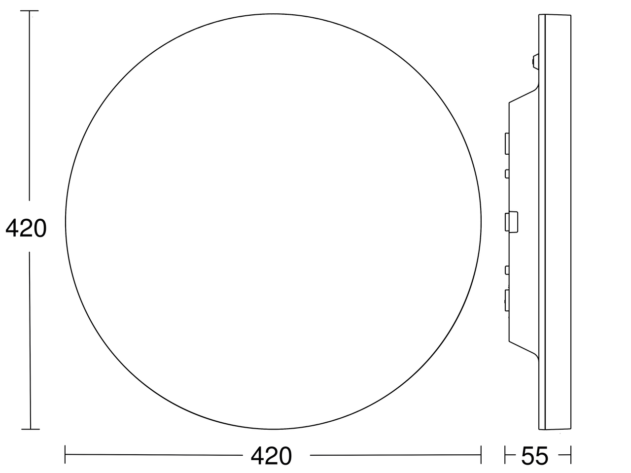 Sensor-LED-Innenleuchte 23.39 W, 3019 lm, IP40 Mit Bewegungsmelder – Bild 3 von 5