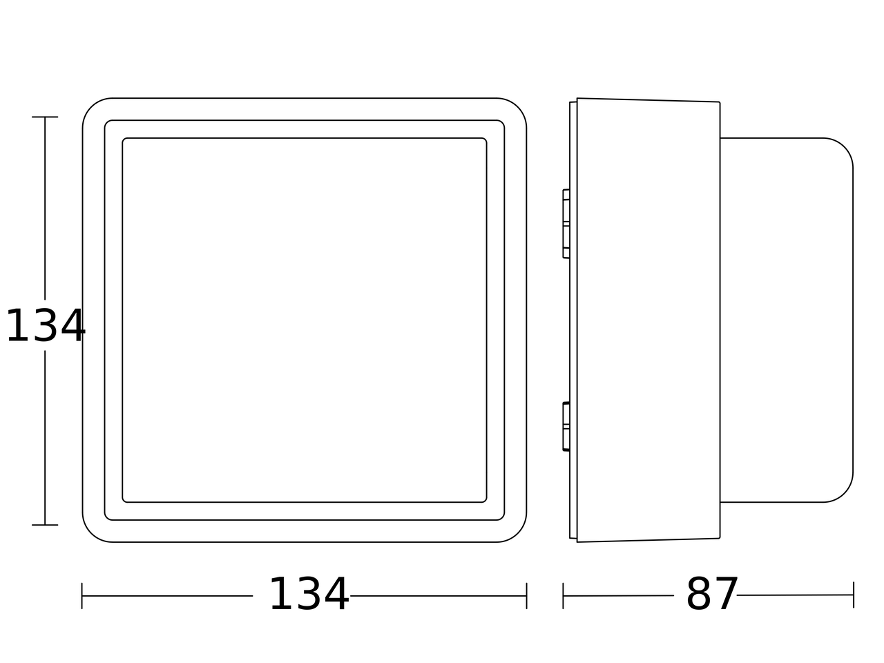 Sensor-LED-Außenleuchte L 845 SC, 9 W, 655 lm, IP44 Mit Bewegungsmelder – Bild 3 von 4