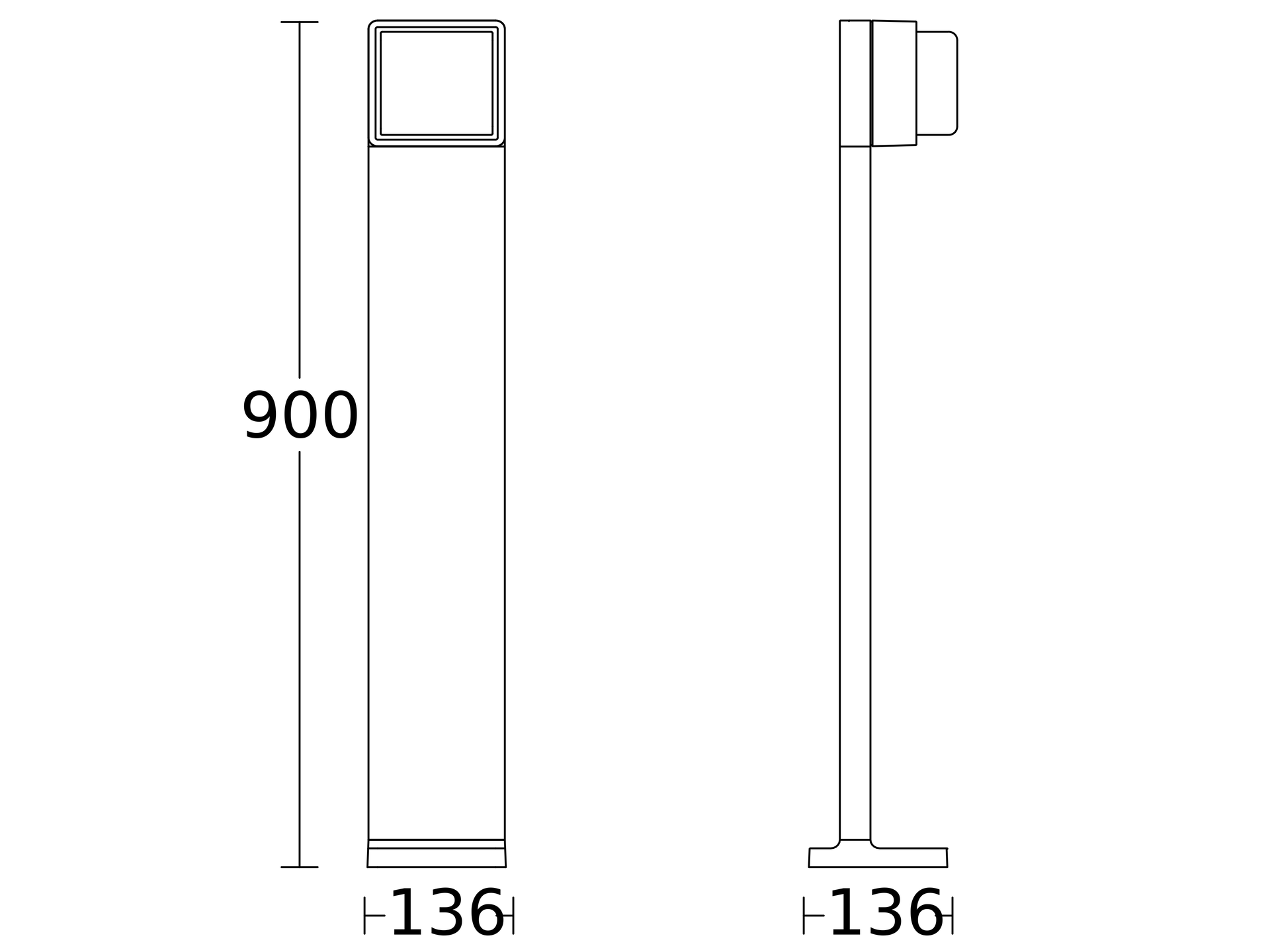 Sensor-LED-Außenleuchte GL 85 SC 900, 9 W, 655 lm, IP44 Mit Bewegungsmelder – Bild 3 von 4