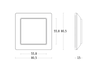 Funktaster PB2-Bluetooth Aufputz, IP20