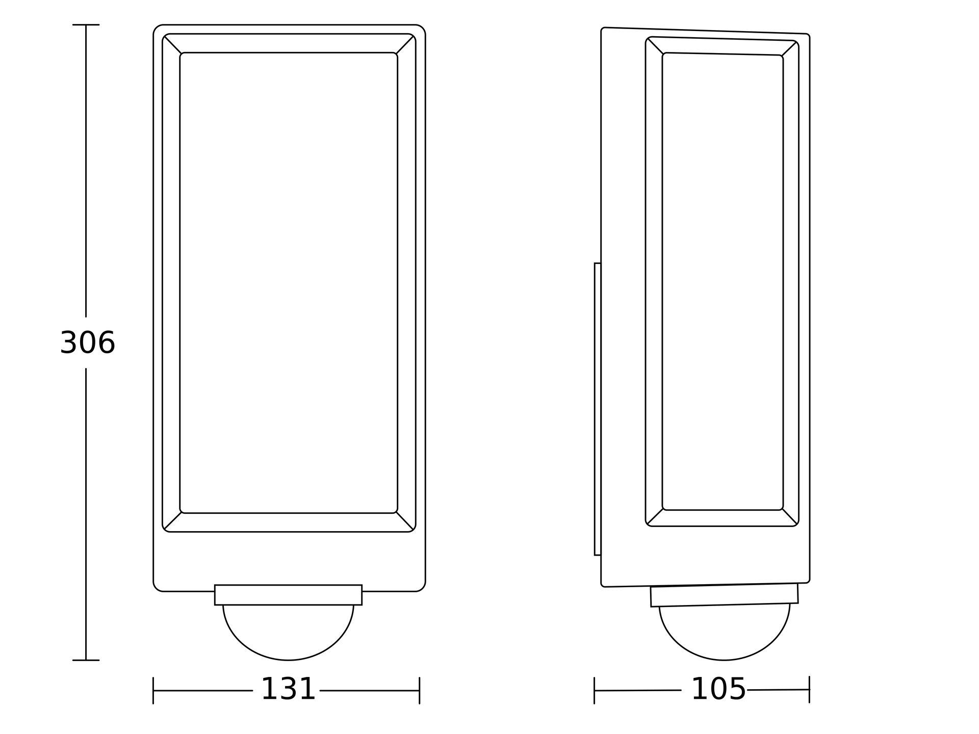Sensor-LED-Außenleuchte 13 W, 1010 lm, IP54 Mit Bewegungsmelder – Bild 3 von 4