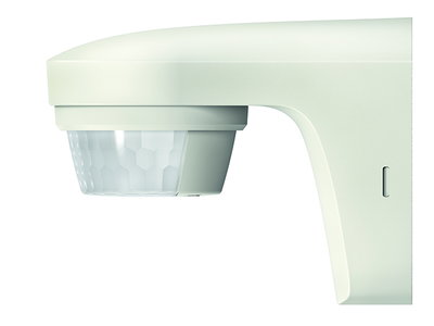Bewegungsmelder für Wandmontage, Lichtsteuerung, 180°, max. 12 m, weiß, IP 55
